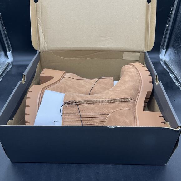 A.n.a. womens Marie Cognac bootie size 8.5 M NEW - Picture 7 of 8